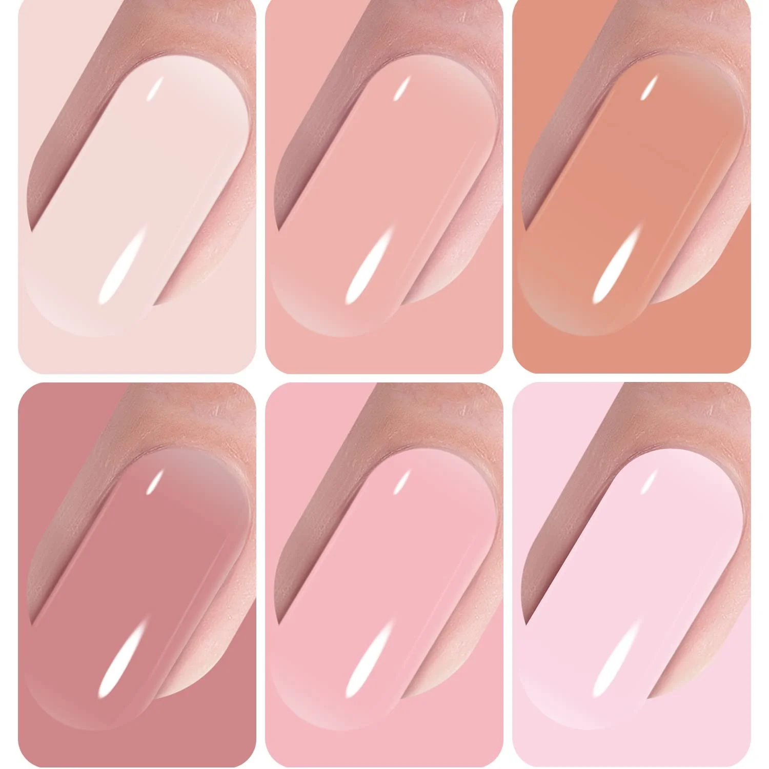Гель-лак Vishine Jelly Nude Pink Transparent Colours Прозорий рожевий, фото №8