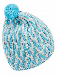 Шапка с помпоном Marhatter для девочек, зимняя, вязаная synthetic.ua - Фото 1