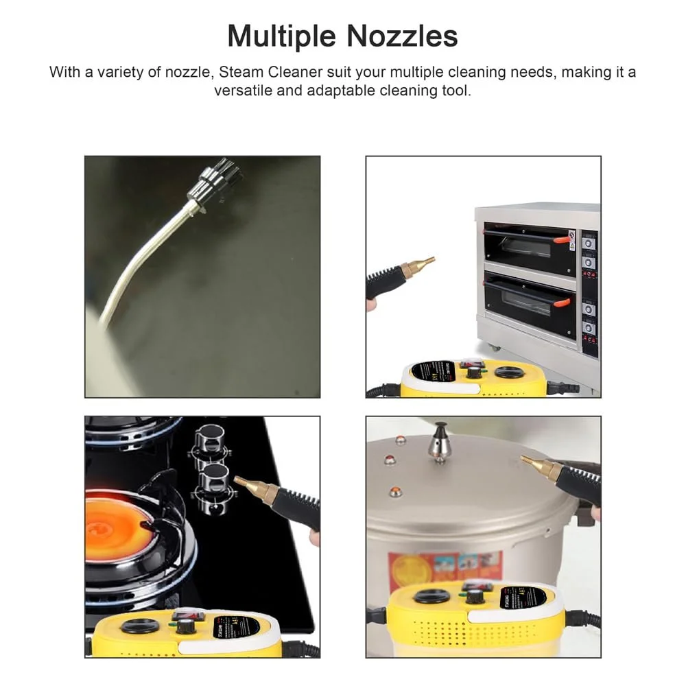 Пароочисник портативний ручний 2500 Вт високого тиску, фото №6