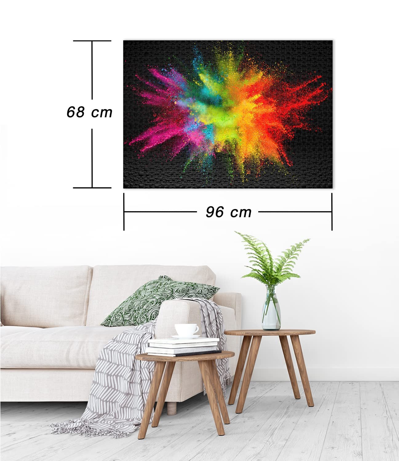 Пазл Ulmer Puzzleschmiede Bright Colourful 2000 элементов Взрыв цветов, фото №3 Пазл Ulmer Puzzleschmiede Bright Colourful 2000 элементов Взрыв цветов, фото №3