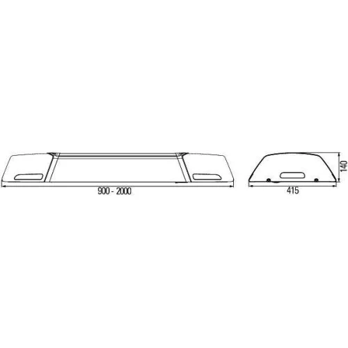 Сигнальная система, спецтранспорт HELLA 2RL 010 711-201 SCANIA, фото №2