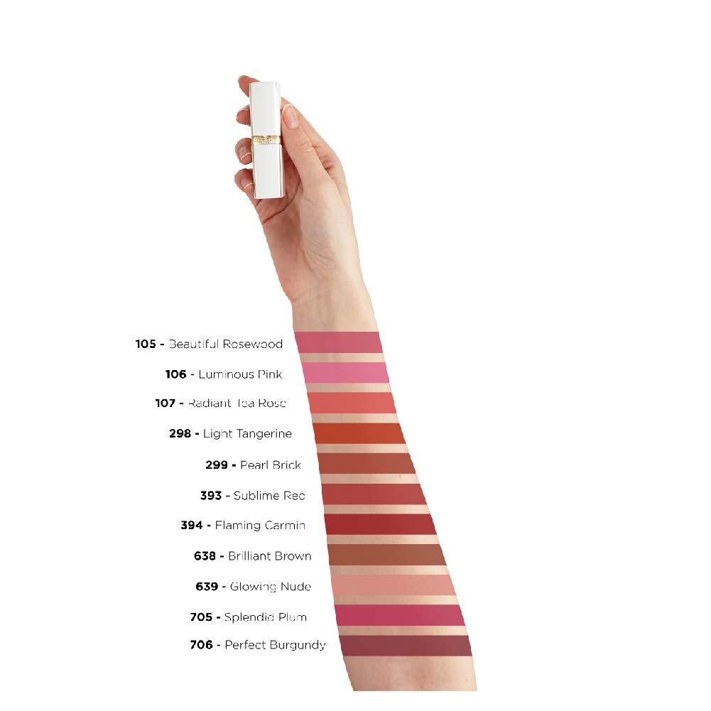 L'Oréal Paris Age Perfect Помада 105 Beautiful Rosewood Розова Зволожуюча з поживною серцевиною 4.8 г, фото №4