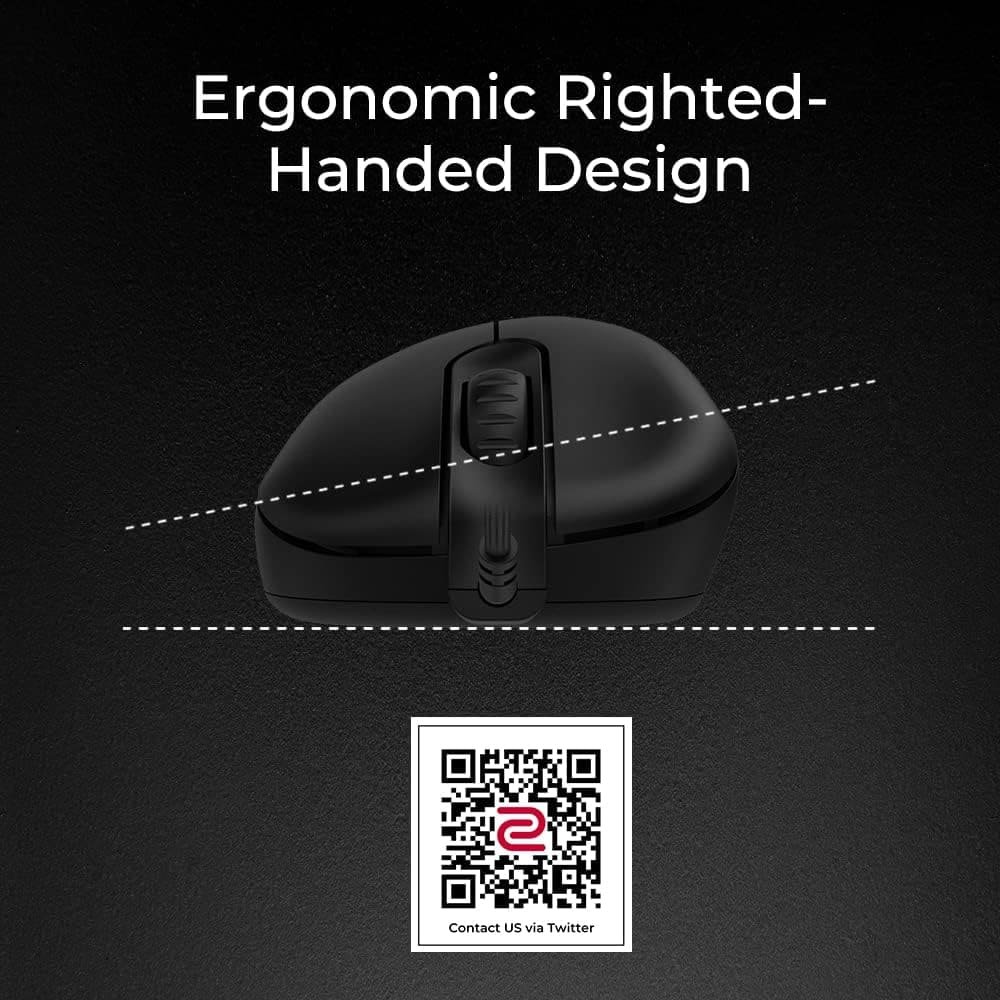 Проводная мышь BenQ Zowie EC1-C / 3200 DPI / 5 кнопок / Matte Black, фото №3