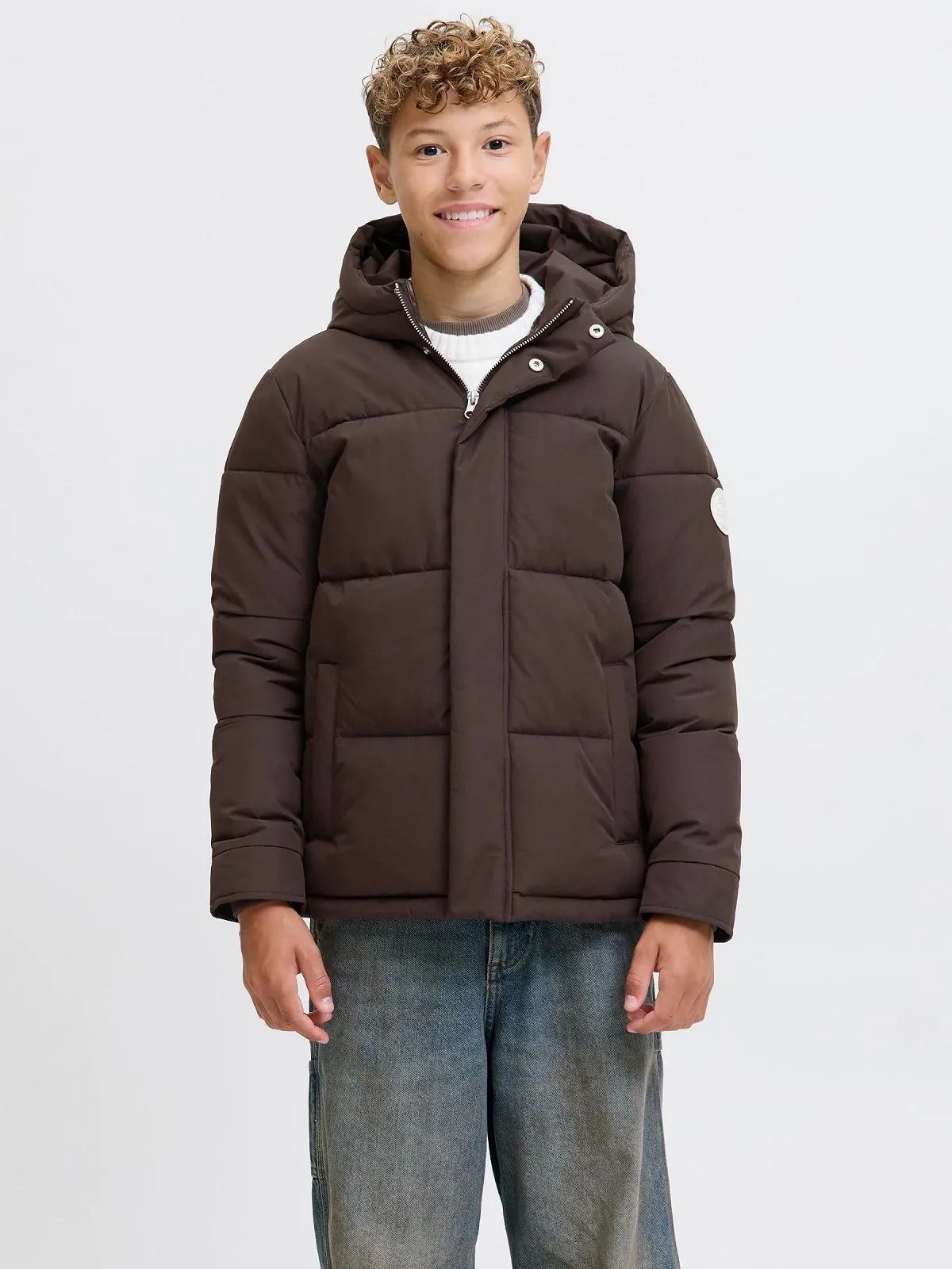 Куртка стьобана для хлопчика JACK & JONES Junior, фото №2 Куртка стьобана для хлопчика JACK & JONES Junior, фото №2