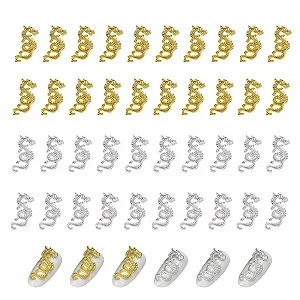 Прикраси Набір з 40 штук, Металеві підвіски 3D, Модель Mix-D - Фото 1