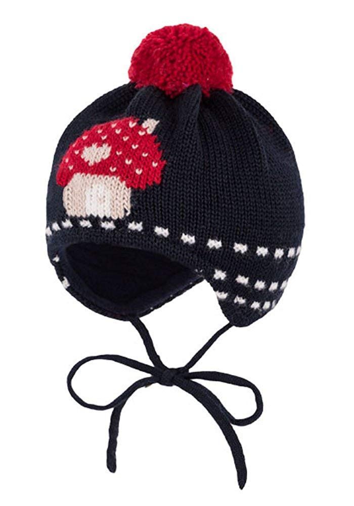 Шапка з помпоном MaxiMo для дівчат 65575 2376 Темно-синя, фото №1