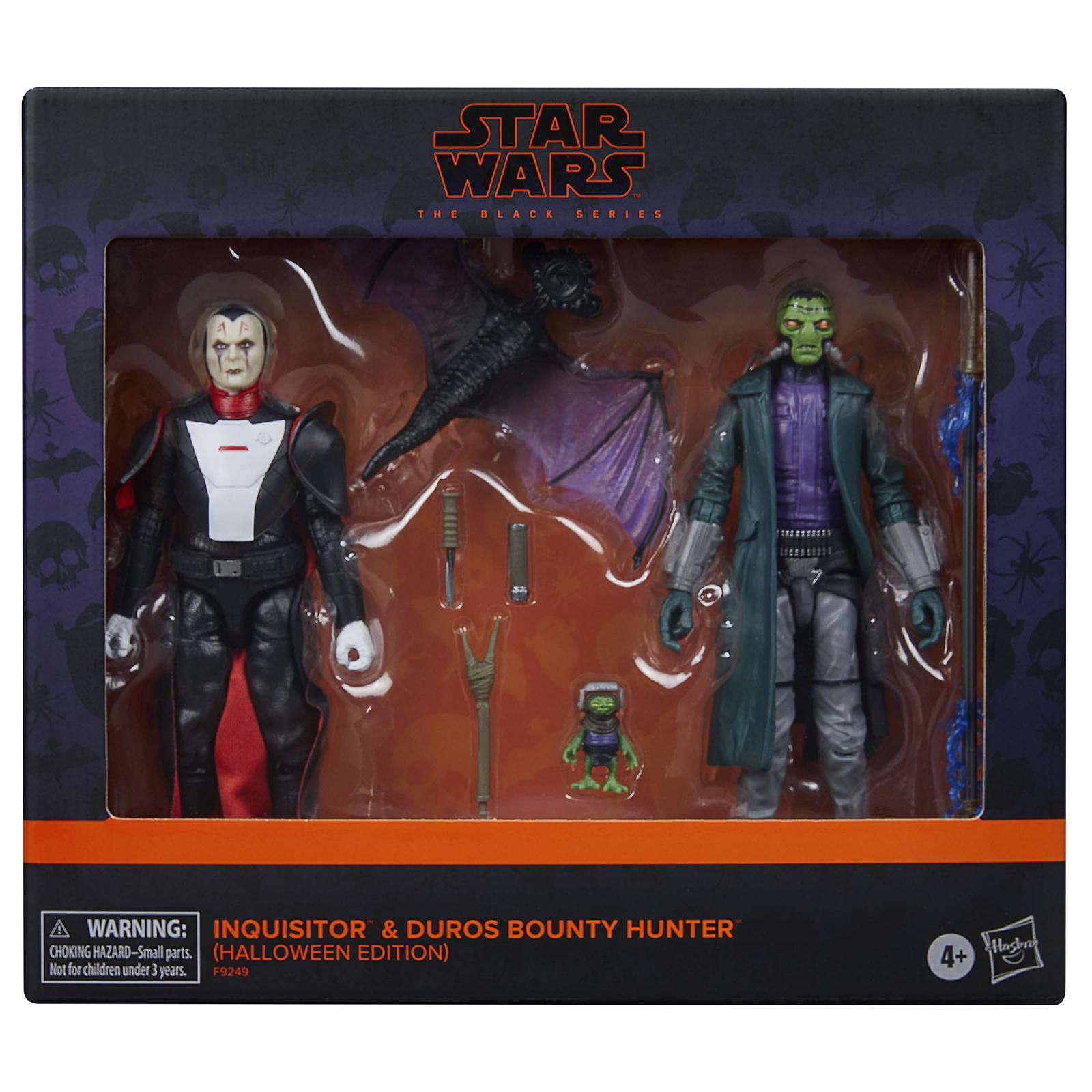 Набір фігурок Star Wars The Black Series Інквізитор та Дурос Мисливець за головами (Halloween Edition), масштаб 15 см, фото №4