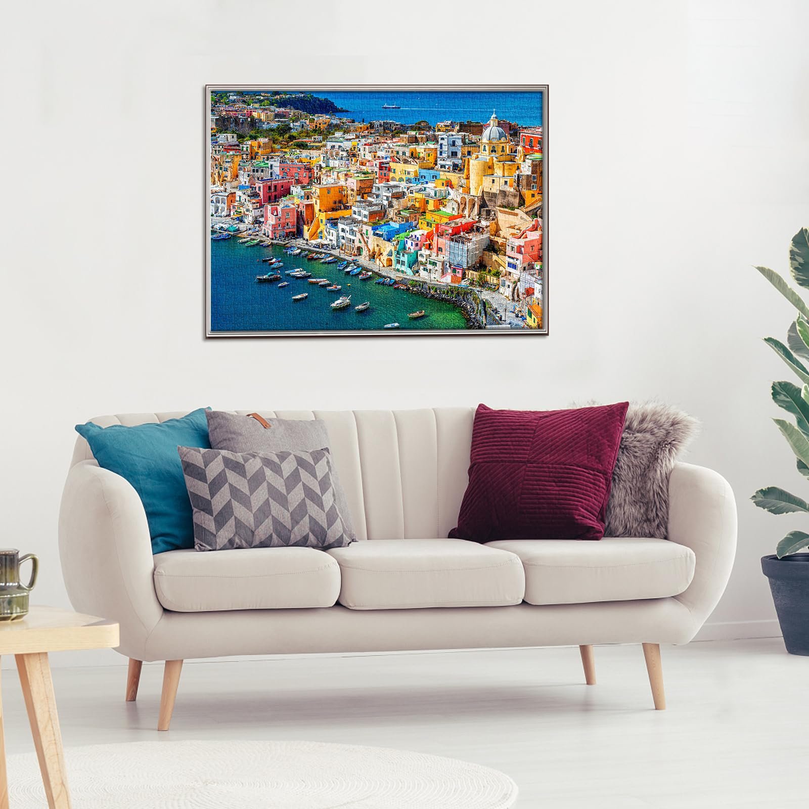 Пазли HUADADA Island Procida 1000 елементів, фото №3 Пазли HUADADA Island Procida 1000 елементів, фото №3