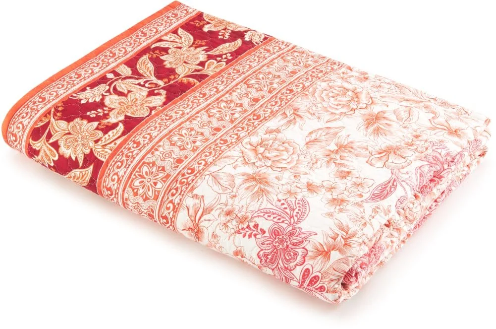Покрывало Bassetti CAPODIMONTE 9328507 Хлопок 220 x 255 см Коралловый R1, фото №1