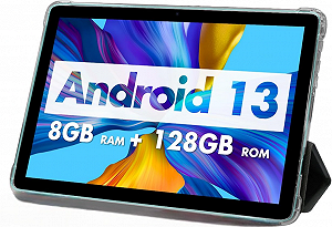 Планшет 10.1" PRITOM L10 4+4/128Gb 8 ядер Android 14 8000 mAh Голубой - Фото 1