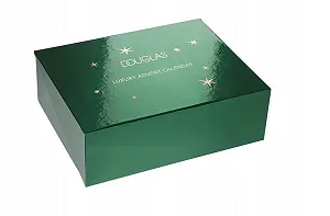 Адвент-календар Douglas Luxury 2025, набір косметики, макіяжу та парфумів, зелений, 24 дверцята - Фото 1