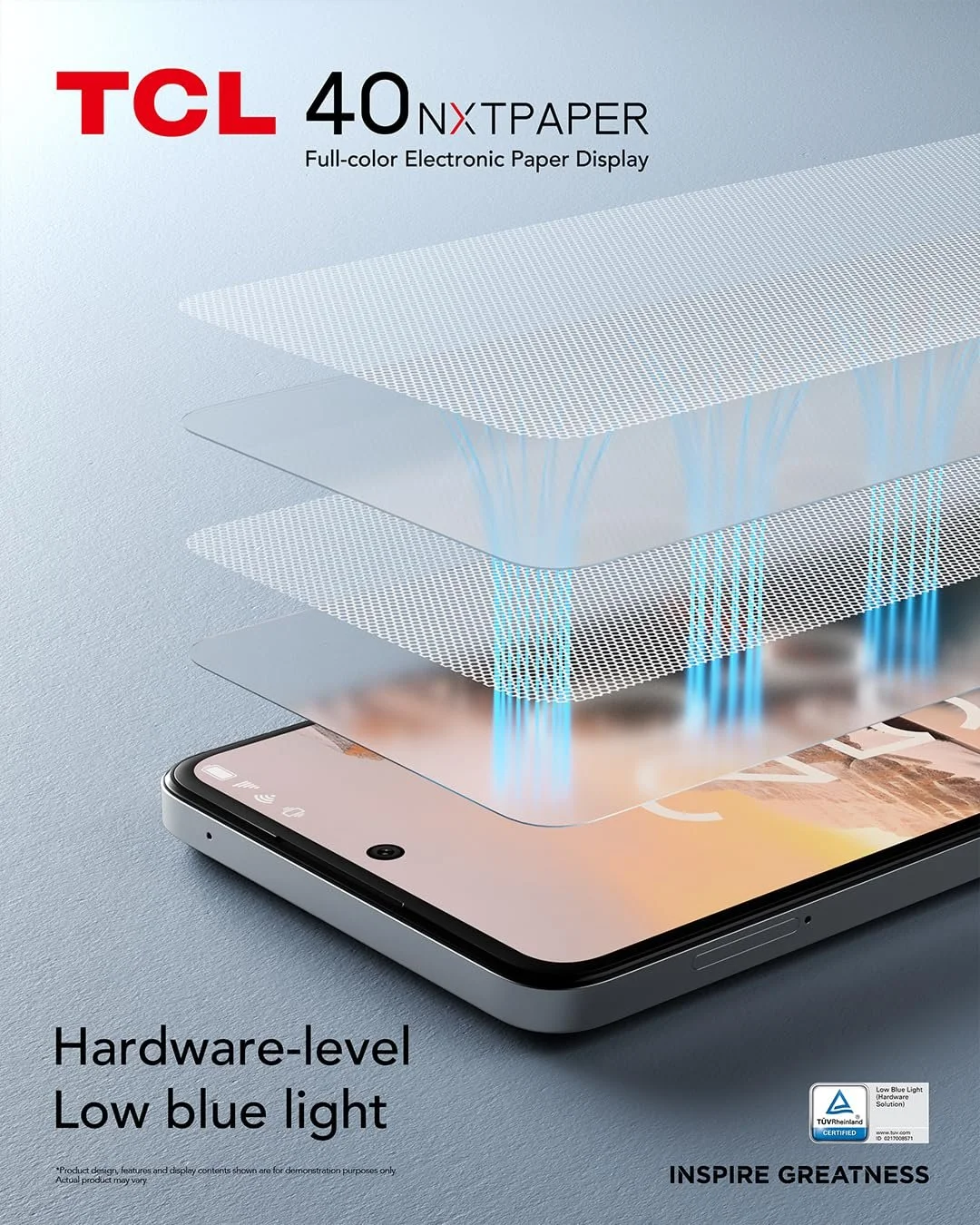 Смартфон TCL 40 Nxtpaper 256GB/8GB RAM 4G Dual SIM Опаловый, фото №3