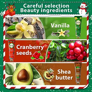 Крем для рук Різдвяний набір міні-кремів для рук Зволожує та запобігає сухості 3 x 30 мл ціна на synthetic.ua - Фото 1 Крем для рук Різдвяний набір міні-кремів для рук Зволожує та запобігає сухості 3 x 30 мл synthetic.ua - Фото 1