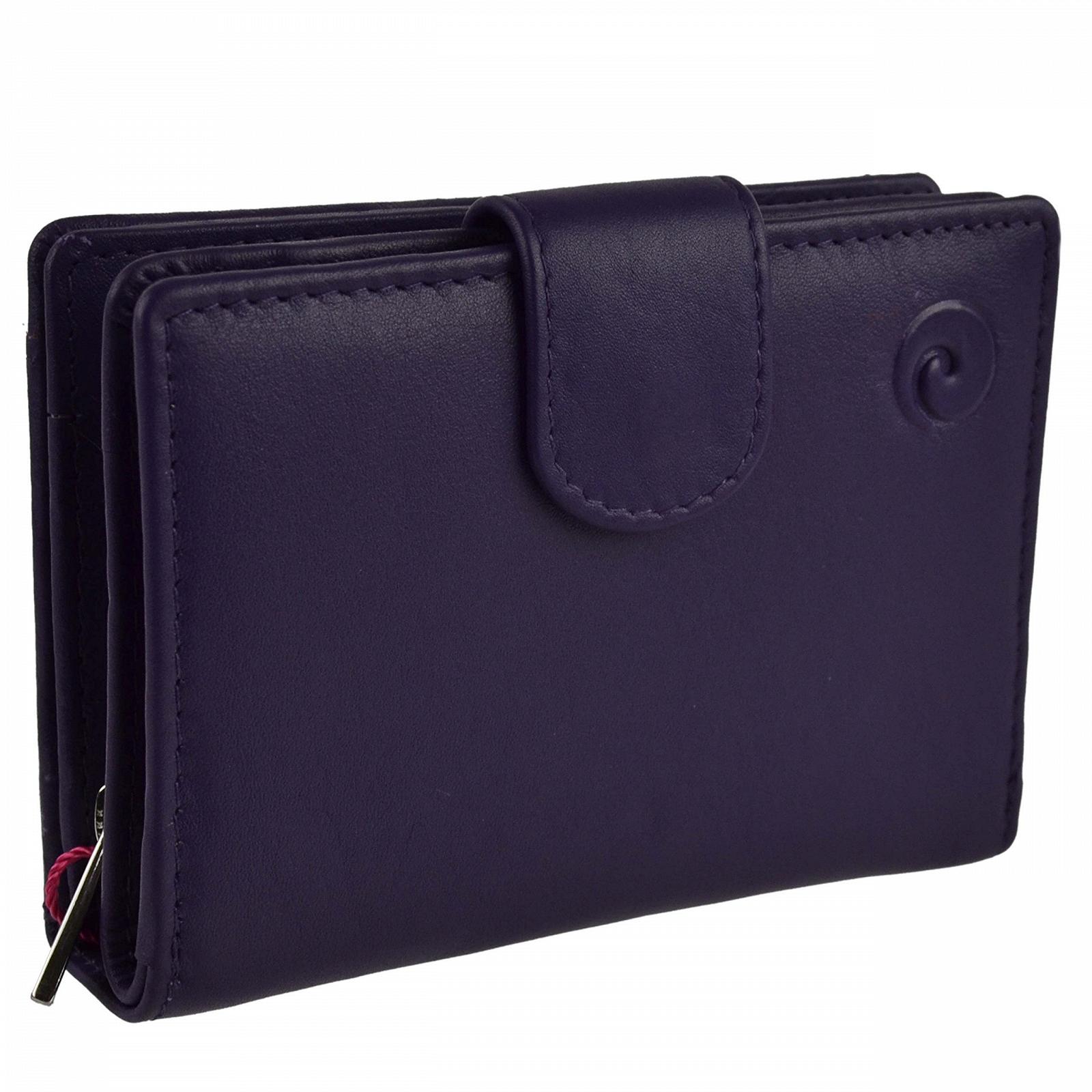 Женский кожаный кошелек Mala Compact RFID Protection Origin Collection Classic в подарочной коробке, фото №3