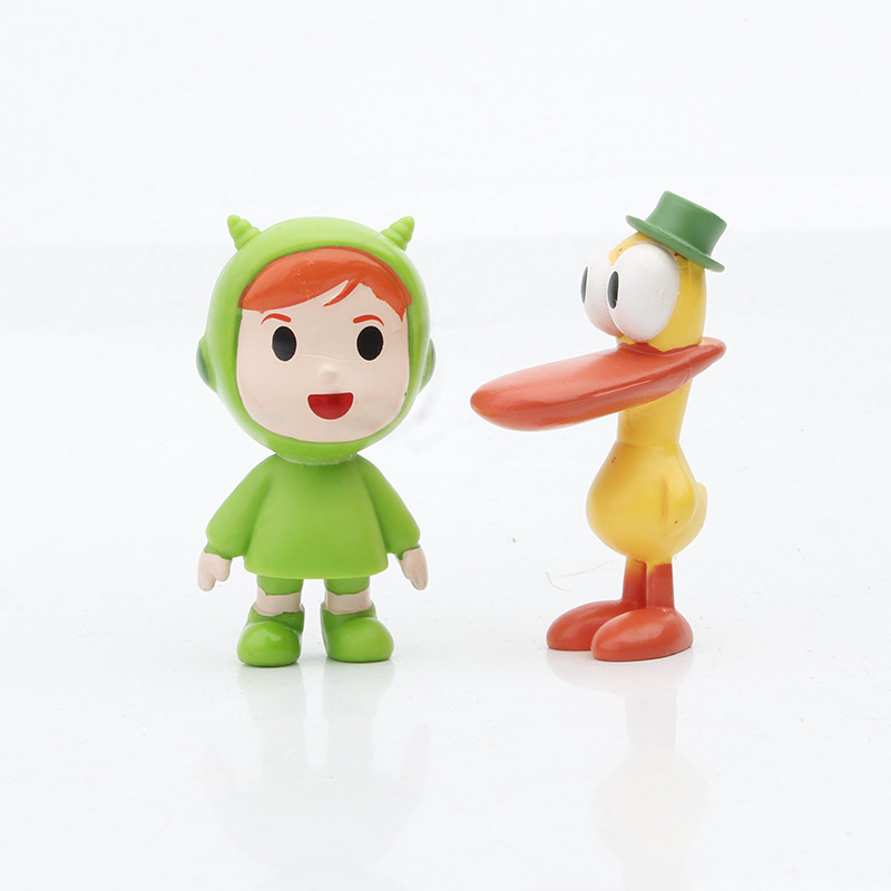 Покойо Pocoyo Малыш и его друзья игрушки фигурки для детей Нина, Элли, Пато, Фред, Лула 7шт, фото №4