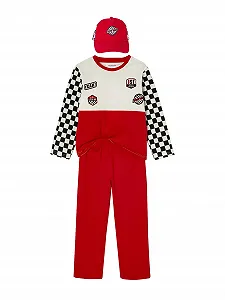 Дитяча піжама 2-в-1 Vertbaudet Костюм гонщика з переробленої бавовни - Фото 1