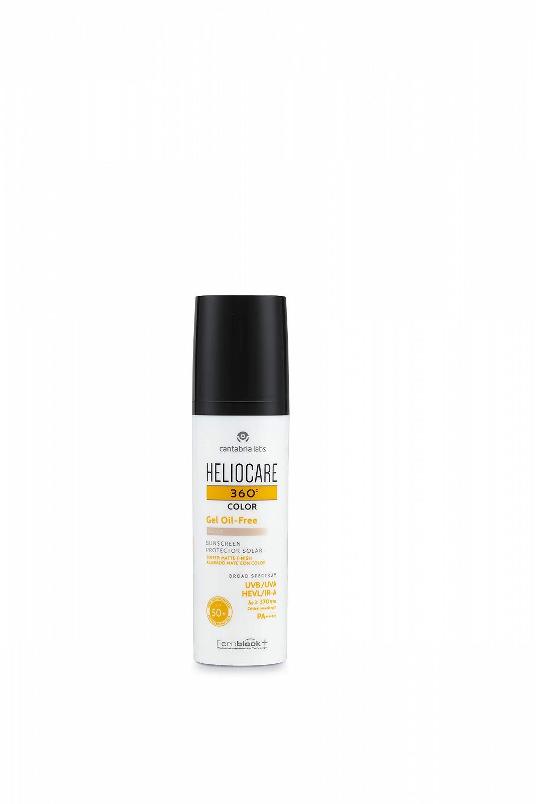 Сонцезахисний гель-крем Heliocare 360 Oil-free Spf50 Beige, 50 мл, фото №3