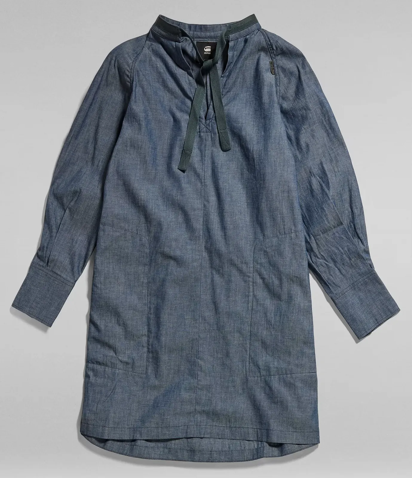 Женское платье G-Star RAW V-Neck Tunic Dress - S, фото №4 Женское платье G-Star RAW V-Neck Tunic Dress - S, фото №4