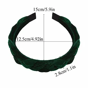 Обруч Плетіння Оксамитний Різні Кольори, 4 шт synthetic.ua - Фото 1