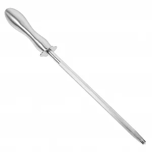 Точильний стрижень VICASKY для кухонних ножів практичний із нержавіючої сталі - Фото 1