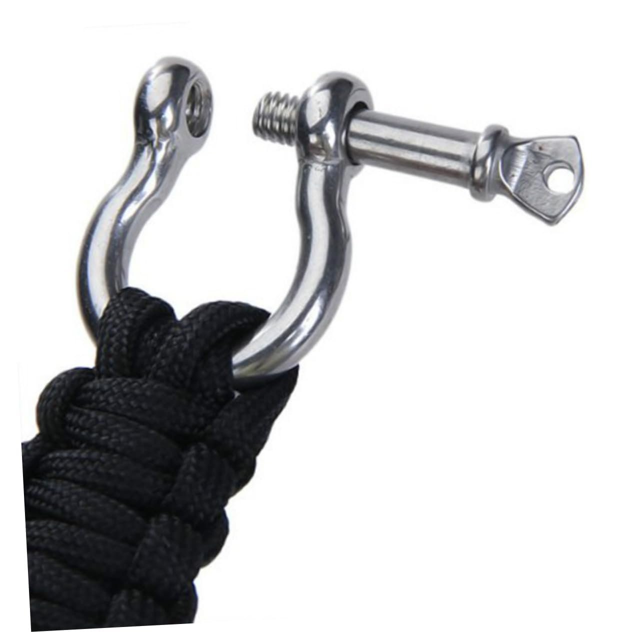 Браслет Yardwe Paracord стальная скоба, фото №6