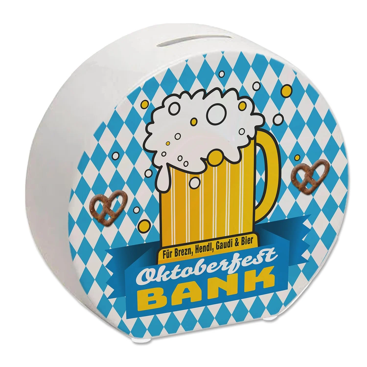 Скарбничка Oktoberfest Bank керамічна 13 см, фото №1