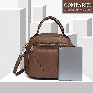 Сумка женская Miss Lulu, кроссбоди, модель Боулер, с ручкой - Фото 1