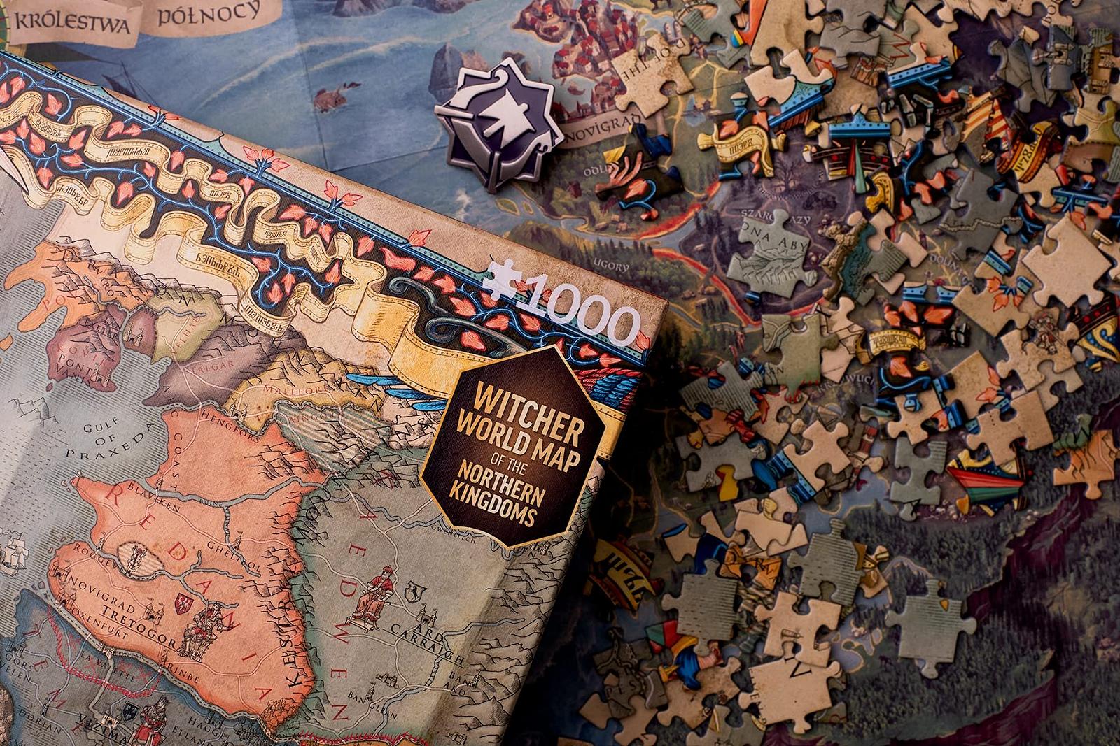 Пазл Good Loot Gaming The Witcher The Northern Kingdoms 1000 элементов, фото №7
