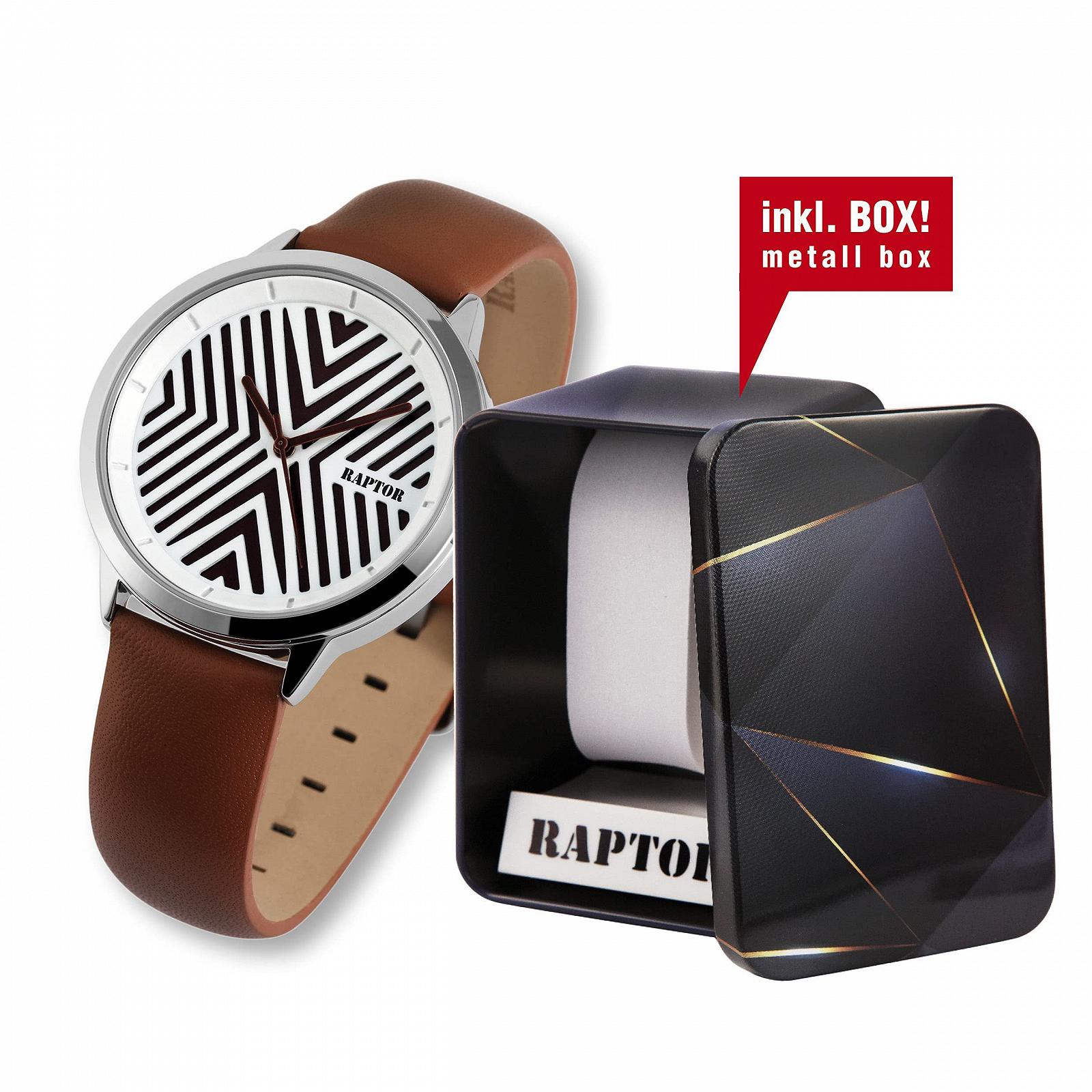 Женские часы Raptor RA10010 Ремешок из натуральной кожи Аналоговый Кварцевый, фото №7