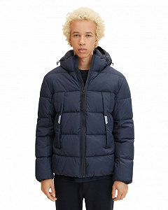 Куртка puffer jacket 1032429-10668 Tom Tailor Темно-синій XXL - Фото 1