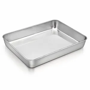 Форма для запекания Joyfair Нержавеющая сталь Прямоугольная 24 x 18 x 5 см - Фото 1