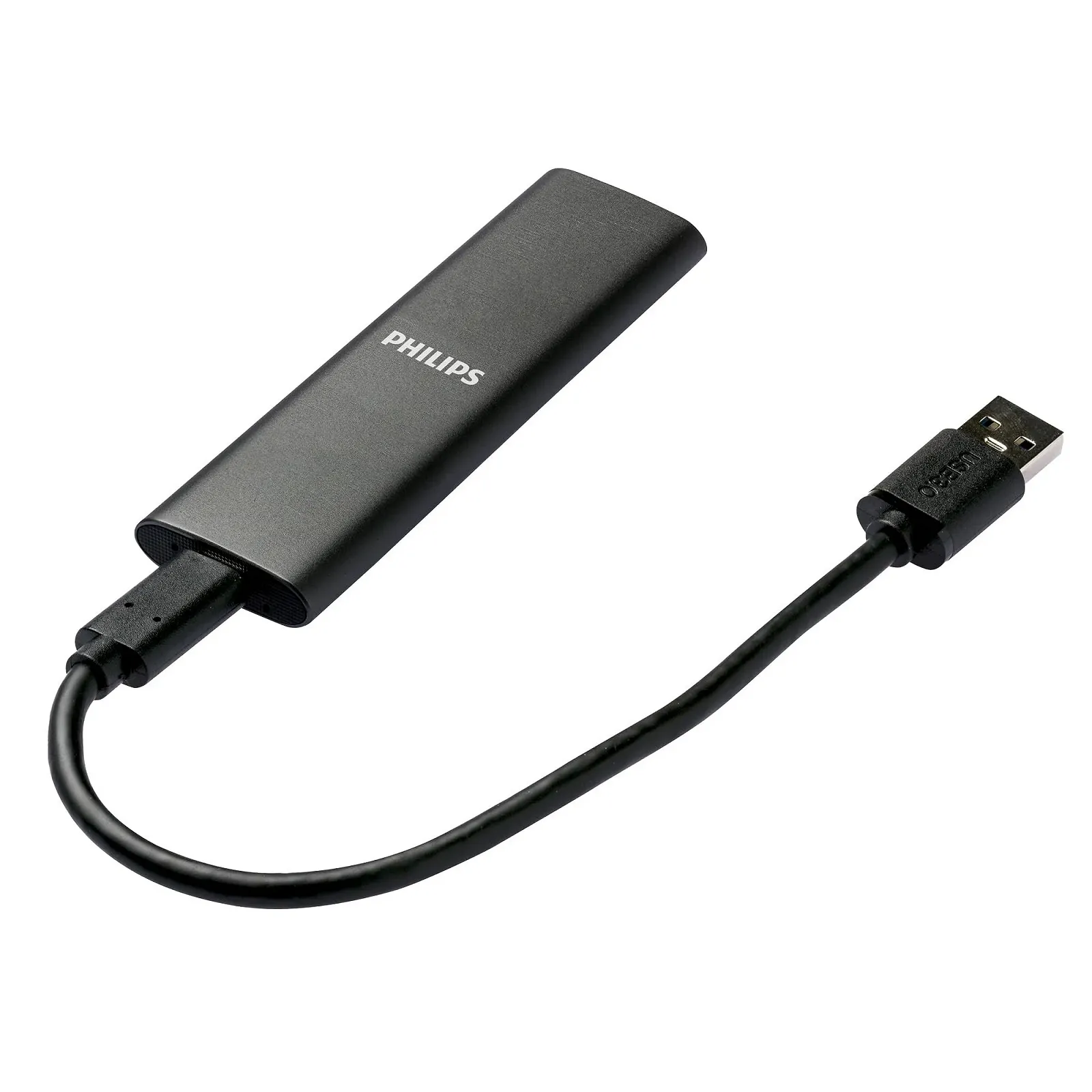 Внешний портативный SSD Philips 1 TB Ultra Slim SATA USB-C 540 MB/s Алюминиевый, фото №5