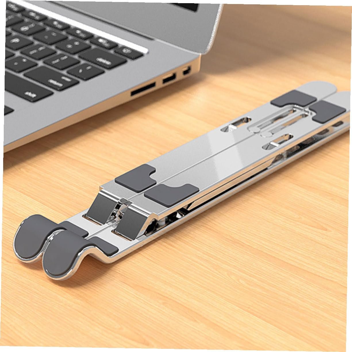 Підставка для ноутбука Розкладний з регулюванням висоти Алюмінієвий сплав, фото №9 Підставка для ноутбука Розкладний з регулюванням висоти Алюмінієвий сплав, фото №9