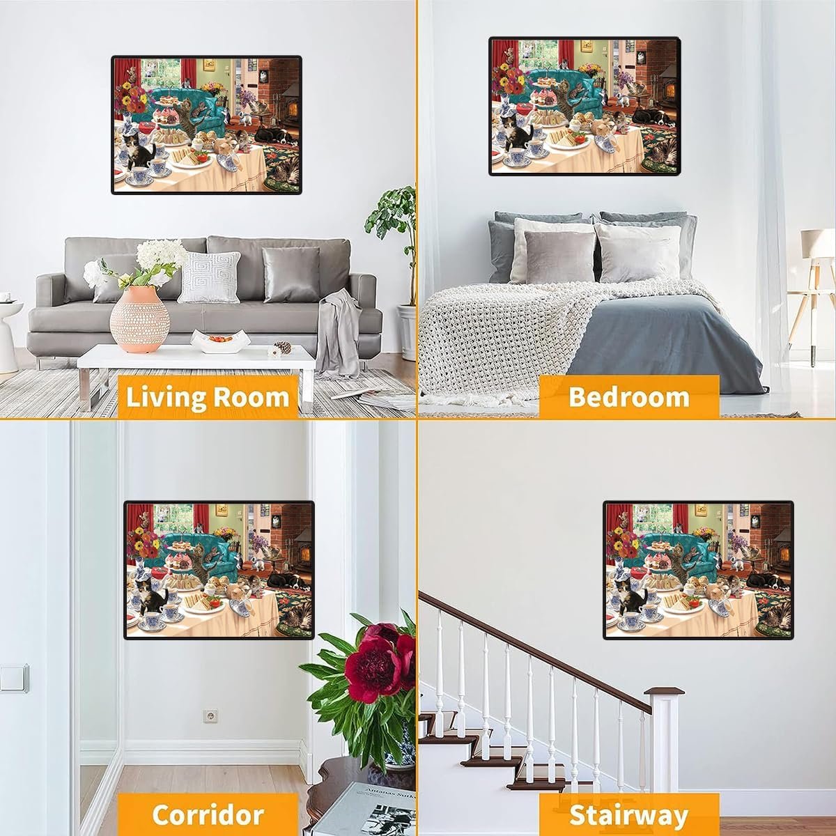 Пазли Cat Afternoon Tea 1000 деталей, фото №7