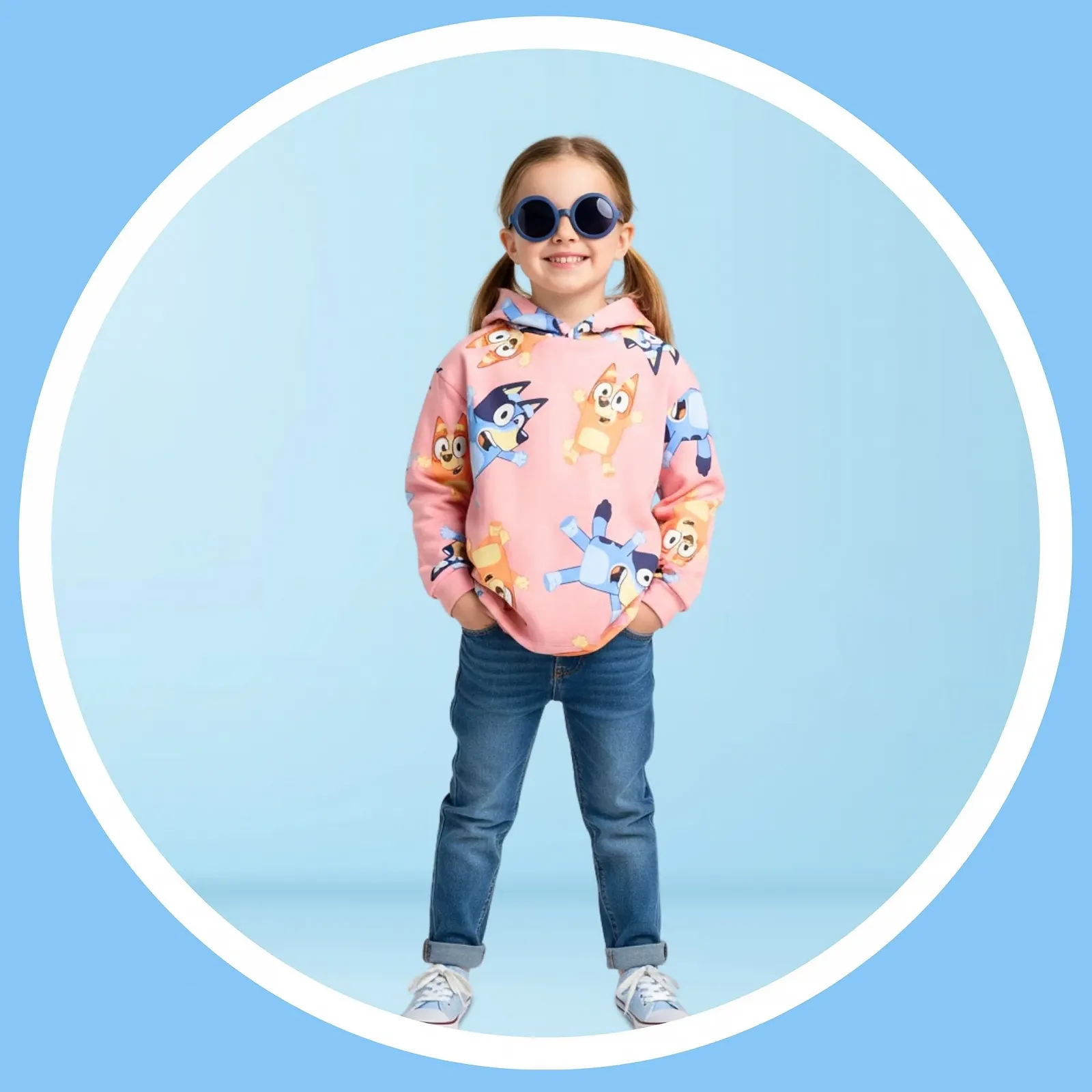 Толстовка BlueY Класична дитяча худі для дівчати, фото №4