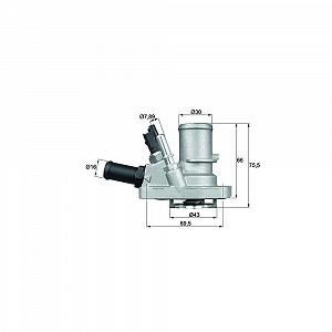 Термостат системи охолодження MAHLE BEHR TI 144 88 для ALFA ROMEO CHRYSLER FIAT LANCIA - Фото 1