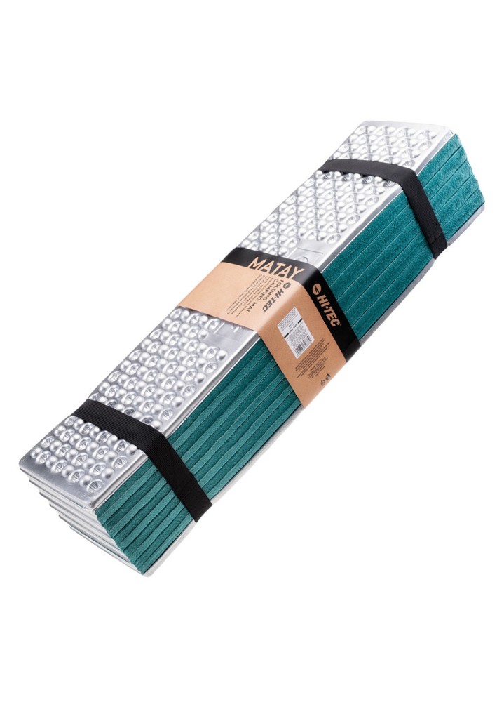 Cкладний каремат Hi-Tec Matay 180x57x1 см Silver-Green HTC-MT-SVGRN, фото №3