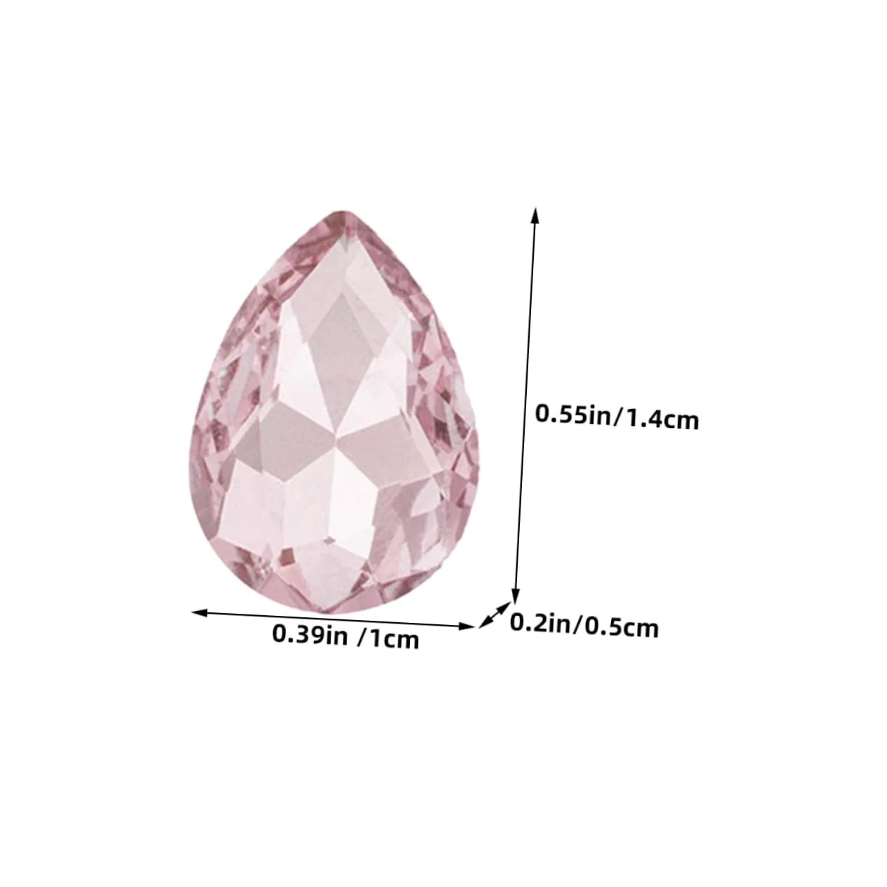 Стразы Капля Стекло для одежды 150 шт для изготовления ювелирных изделий, украшений для ногтей, рукоделия, фото №3