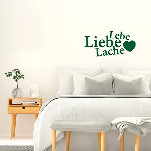 Наклейка на стіну Live Love Laugh 50 x 25 см 33 кольори 5 розмірів synthetic.ua - Фото 1
