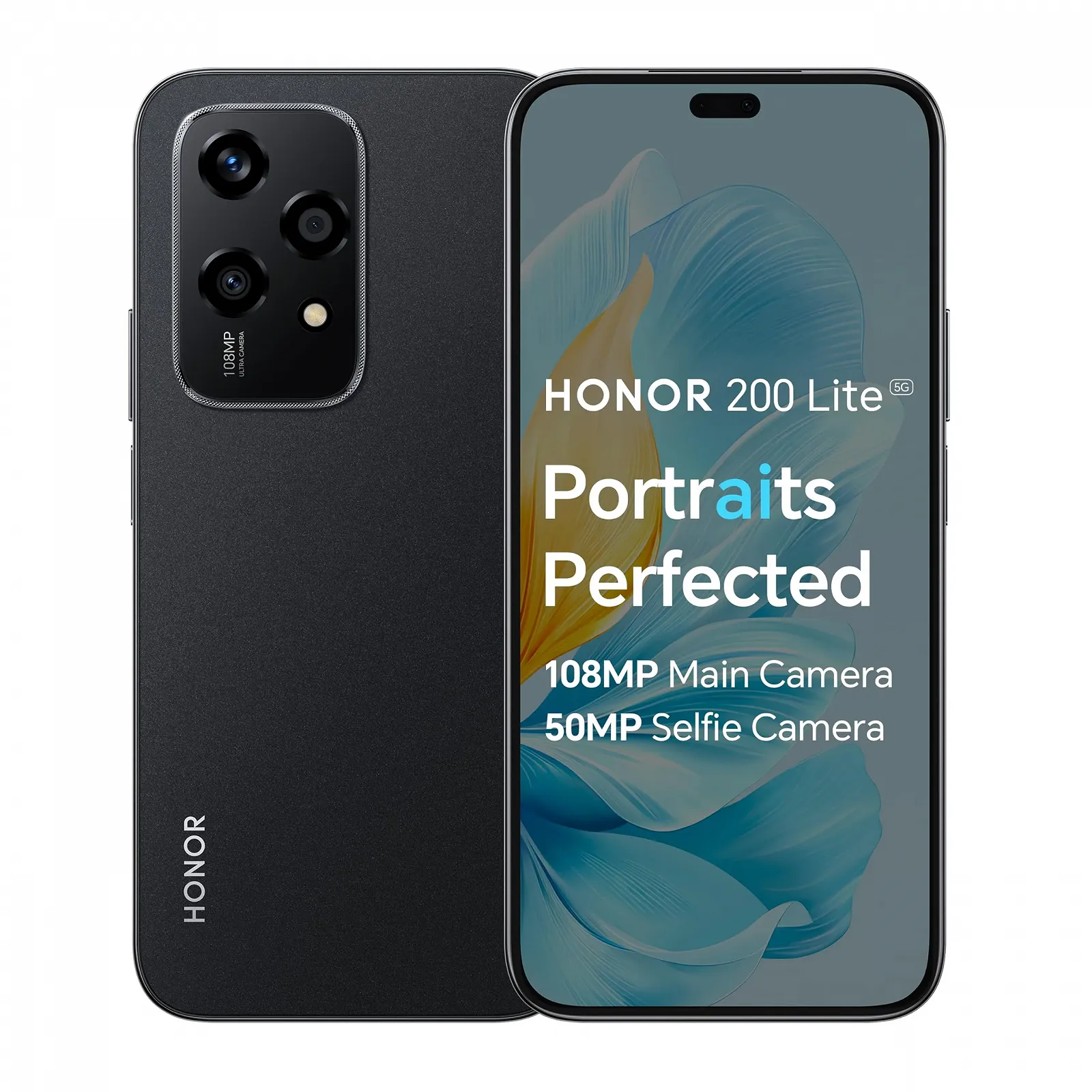 Смартфон Honor 200 Lite 5G 8/256 GB 6.7 дюйма Black, фото №1