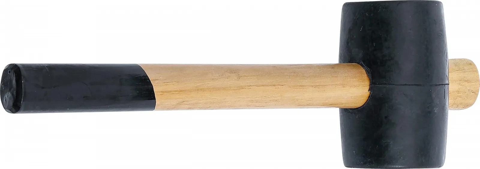 Гумовий молоток Kraftmann 1861 65 мм 500 г бежевий/чорний, фото №4