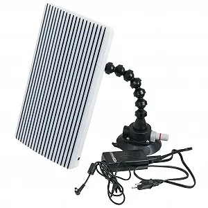 Дзеркало для пошуку вм'ятин KS Tools 140.2598 з підсвічуванням Білий synthetic.ua - Фото 1