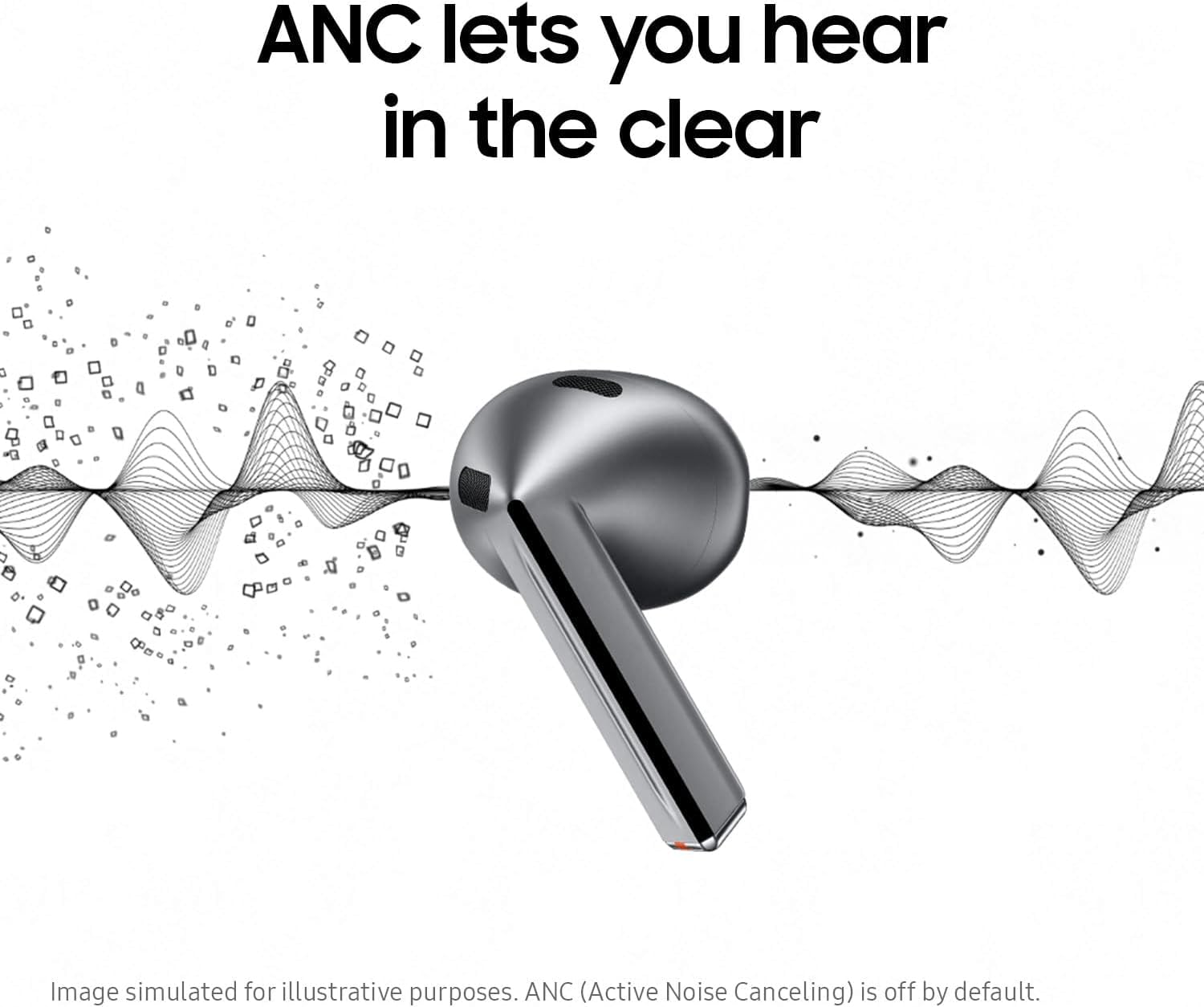 Навушники SAMSUNG Galaxy Buds 3 AI True Wireless Bluetooth Latin American Version Сріблясті, фото №4 Навушники SAMSUNG Galaxy Buds 3 AI True Wireless Bluetooth Latin American Version Сріблясті, фото №4