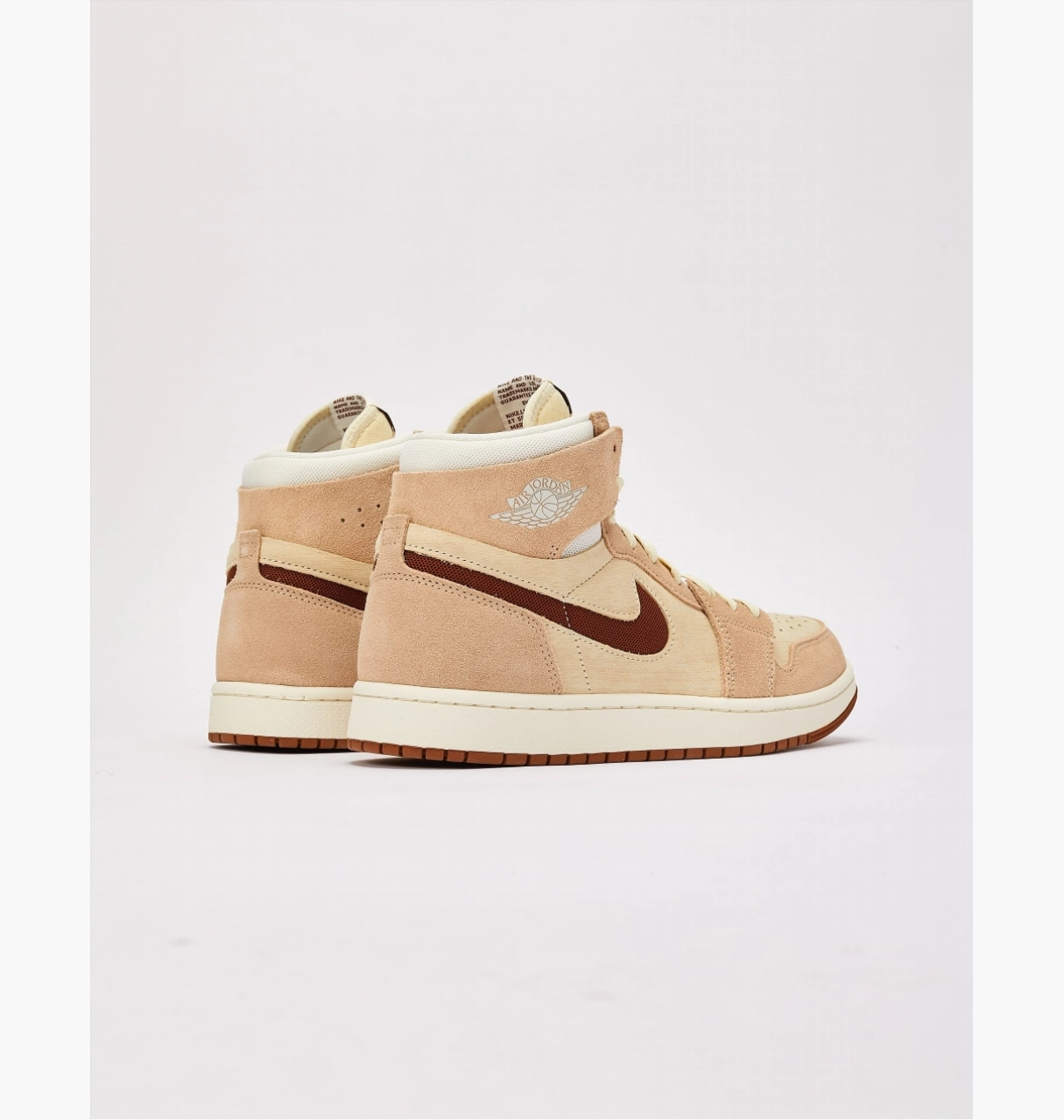 Кроссовки Nike Air Jordan 1 High Zoom Cmft 2 бежевые, размер 43, фото №4