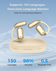 Навушники-перекладачі AI Voice: 3 в 1 в реальному часі 150 мовами та перекладом 10 мовами в режимі офлайн synthetic.ua - Фото 1