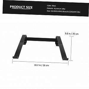 Подставка для ноутбука складная алюминиевый сплав портативная настольная для компьютера эргономичная нескользящая для дома офиса synthetic.ua - Фото 1