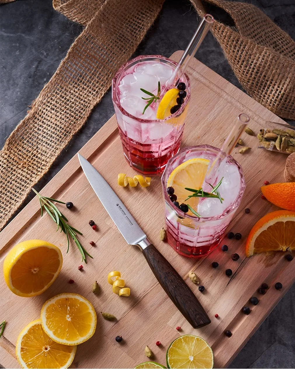 Ніж кухонний Felix Solingen 981012 S Дерево, копчений дуб, лезо 12 см, фото №2 Ніж кухонний Felix Solingen 981012 S Дерево, копчений дуб, лезо 12 см, фото №2