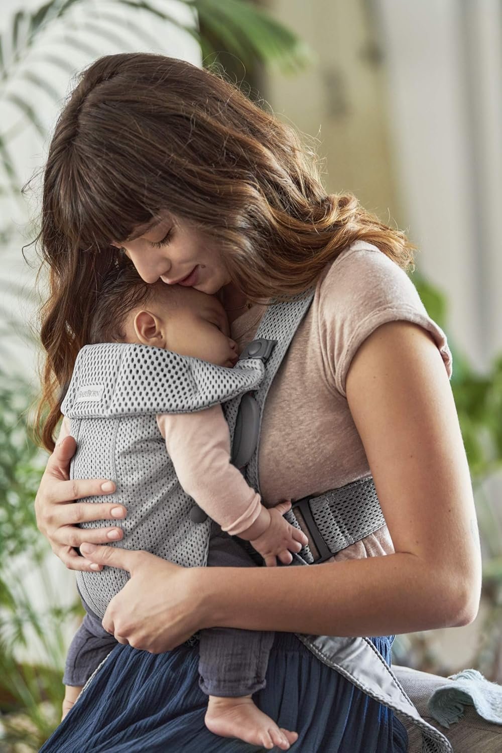 Рюкзак-переноска BabyBjorn Baby Carrier Mini 3D Mesh / Сірий, фото №5
