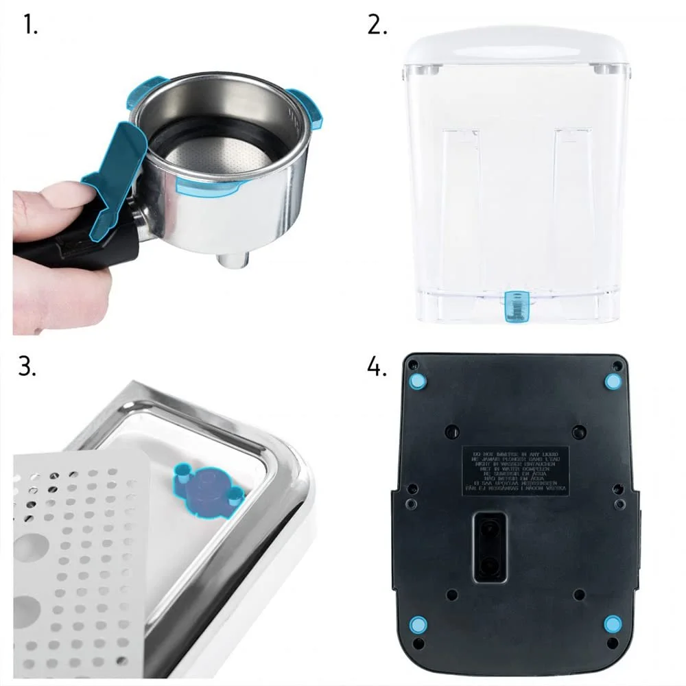 Кофеварка эспрессо YOER Breve EM01W 1100 W 20 Bar 1.2 L White, фото №7