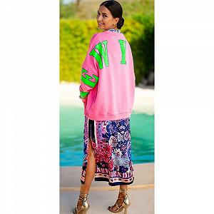 Женский Свитшот Miss Goodlife New York City MG11306 Розовый synthetic.ua - Фото 1